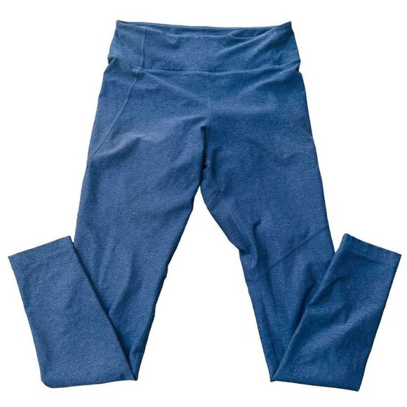 OUTDOOR VOICES Navy Blue Black High Rise Leggings Outdoor Voices Tapered Leg Ski - Picture 1 of 5